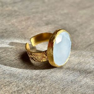 Anillo Gris Redondo