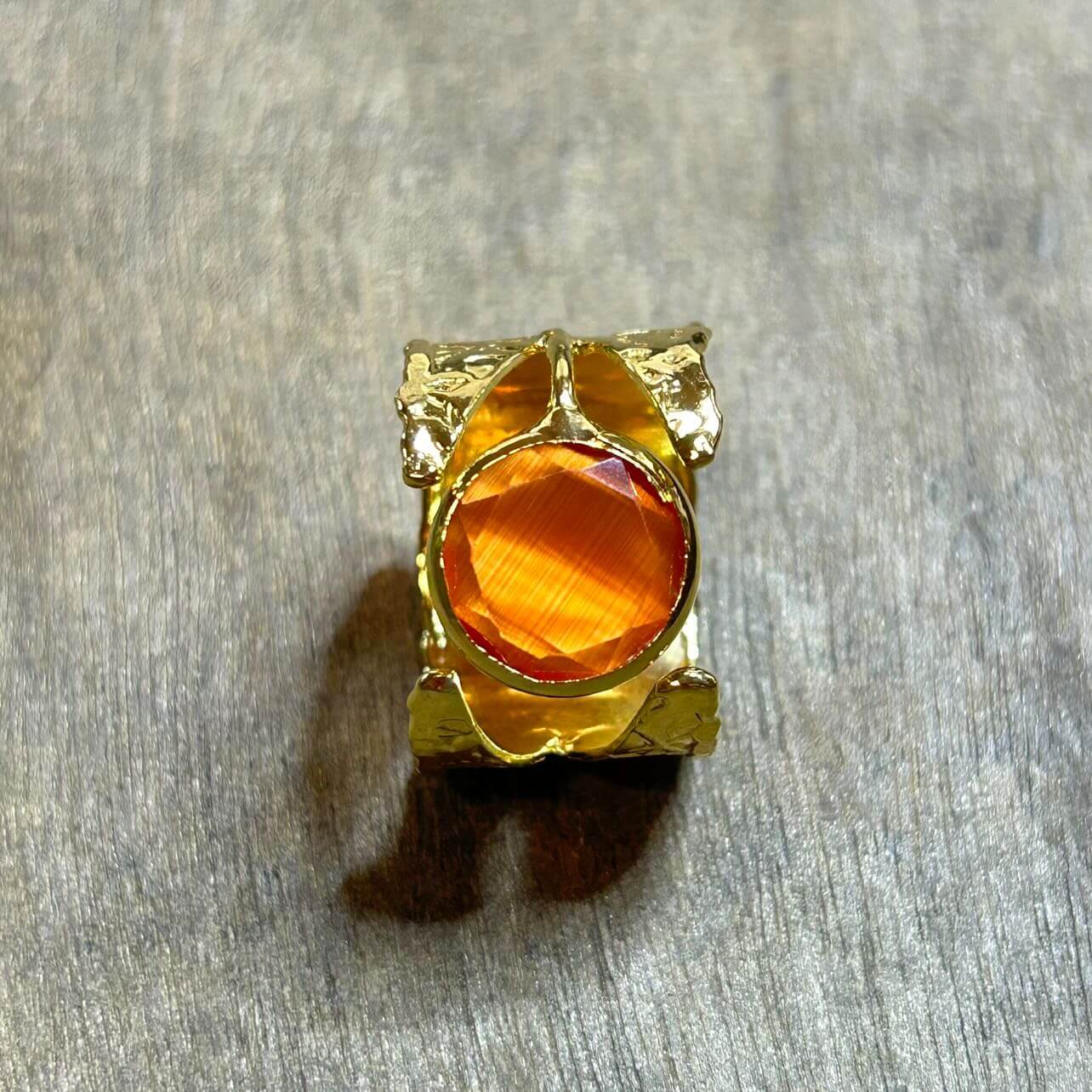 Anillo Naranja Flor - Imagen 2